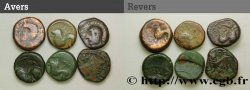 RÈMES (Région de Reims) Lot de 6 bronzes ATISIOS REMOS, classes variées