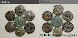 GAULE BELGIQUE - CELTIQUE Lot de 7 potins