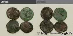 LONGOSTALÈTES (Région de Narbonne) Lot de 4 unités ou bronzes au trépied