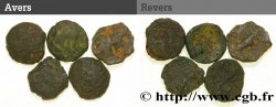 Gallia Lot de 4 bronzes variés et un potin