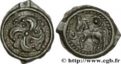 GALLIA BELGICA - SUESSIONES (Regione de Soissons) Potin au swastika