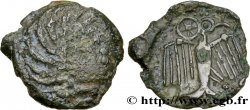 CARNUTES (Région de la Beauce) Bronze à l’aigle et à la rouelle, tête à droite