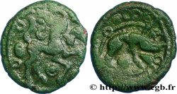 GALLIEN - BELGICA - AMBIANI (Region die Amiens) Bronze au cheval et au sanglier, “type des dépôts d’Amiens”