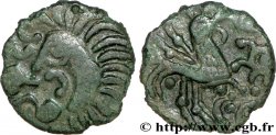 GALLIA - BELGICA - BELLOVACI (Región de Beauvais) Bronze au coq à tête humaine