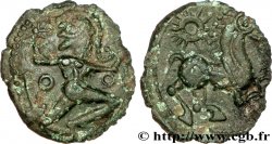 GALLIA - BELGICA - BELLOVACI (Región de Beauvais) Bronze au personnage courant, à l’astre