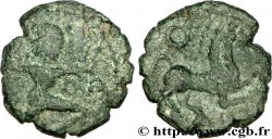 GALLIA BELGICA - BELLOVACI (Area of Beauvais) Bronze au personnage courant, à l’astre