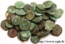 GALLIA - BELGICA - BELLOVACI (Región de Beauvais) Lot de 50 bronzes au personnage courant