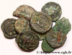 GALLO-BELGIEN - KELTIC Lot de 10 monnaies variées