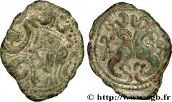 GALLIEN - BELGICA - AMBIANI (Region die Amiens) Bronze aux hippocampes adossés, BN. 8526