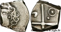 SOTIATES (région de Sos) Drachme à la tête bouclée du Causé , S. -