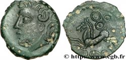 GALLIA - BITURIGES CUBI (Regione di Bourges) Bronze ABVDOS aux trois annelets pointés