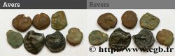 GALLO-BELGIEN - KELTIC Lot de 7 bronzes et potins variés