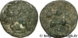 PICTONS / BITURIGES / CARNUTES - CENTRE-OUEST, Incertaines Drachme aux deux chevaux - série A1, fourrée