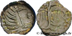 GALLIEN - CARNUTES (Region die Beauce) Bronze à l’aigle et à la rouelle, tête à droite