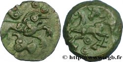 GALLIA BELGICA - AMBIANI (Area of Amiens) Bronze composite au lion - BN. 9498