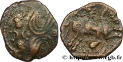 GALLIA BELGICA - AMBIANI (Región de Amiens) Bronze IMONIO au cavalier et aux volutes