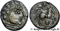 GALLIA - SANTONES / MID-WESTERN, Unspecified Drachme aux mèches aquitaniques, à droite