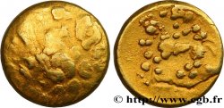 Indetermined Aera of Normandie Quart de statère au cheval à gauche VF