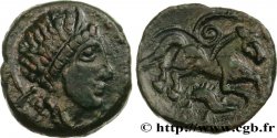 GALLIEN - CARNUTES (Region die Beauce) Bronze PIXTILOS classe X au cheval et au sanglier