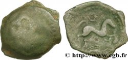 GALLIA - AULERCI EBUROVICES (Región d Evreux) Bronze au cheval et au sanglier
