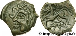 GALLIA - AULERCI EBUROVICES (Area of Évreux) Bronze au cheval et au sanglier