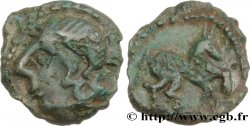 GALLIA - CARNUTES (Región de la Beauce) Bronze au cheval et au sanglier