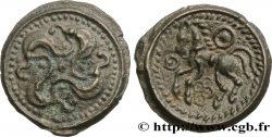 GALLIA BELGICA - SUESSIONES (Area of Soissons) Potin au swastika