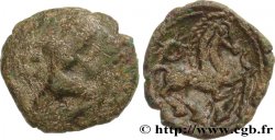 GALLIEN - BELGICA - BELLOVACI (Region die Beauvais) Bronze au personnage courant, à l’astre