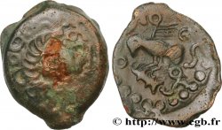 GALLIA BELGICA - MELDI (Región de Meaux) Bronze à l’aigle et au sanglier, classe I