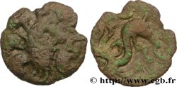 GALLIEN - BELGICA - BELLOVACI (Region die Beauvais) Bronze au lion