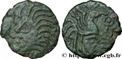 GALLIA - BELGICA - BELLOVACI (Regione di Beauvais) Bronze au coq à tête humaine