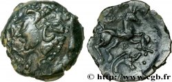 GALLIA - AULERCI EBUROVICES (Area of Évreux) Bronze au cheval et au sanglier