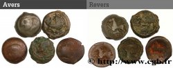 GALLIEN - BELGICA - SUESSIONES (Region die Soissons) Lot de 5 bronzes CRICIRV