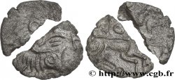 GALLIEN - ARMORICA - CORIOSOLITÆ (Region die Corseul, Cotes d Armor) Quart de statère de billon cassé en deux