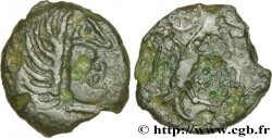 GALLIA - CARNUTES (Regione della Beauce) Bronze à l’aigle et à la rouelle, tête à droite