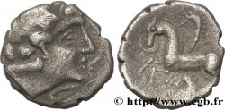 LÉMOVICES (Région de Limoges) Drachme au carnyx, tête à droite