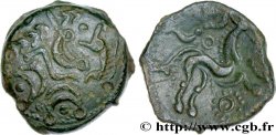 AULERQUES ÉBUROVICES (Région d Évreux) Bronze au cheval, dérivé de types belges TTB+