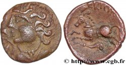 GALLIEN - BELGICA - SUESSIONES (Region die Soissons) Denier CRICIRV, variété 1