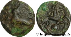 GALLIA - BELGICA - BELLOVACI (Regione di Beauvais) Bronze au personnage courant et à l’androcéphale