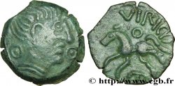 GALLIEN - BELGICA - PAGUS CATUSLUGI - Das Heiligtum des BOIS L ABBÉ (Seine-Maritime) Bronze VIIRICIVS, classe III