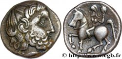 DANUBIAN CELTS - TETRADRACHMS IMITATIONS OF PHILIP II AND HIS SUCCESSORS Tétradrachme “au rameau” XF