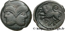 GALLIA BELGICA - SUESSIONES (Area of Soissons) Bronze à la tête janiforme barbue, classe I
