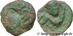 AMBIANI (Area of Amiens) Bronze au cheval et à la tête de face