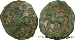 GALLIA BELGICA - AMBIANI (Regione di Amiens) Bronze au cheval, “type des dépôts d’Amiens”