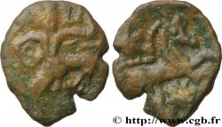 GALLIA - BELGICA - BELLOVACI (Región de Beauvais) Bronze au personnage courant