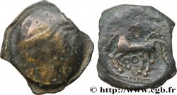 GALLIA - BITURIGES CUBI (Regione di Bourges) Bronze au cheval et aux trois annelets