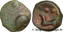 GALLIA BELGICA - REMI (Región de Reims) Bronze au cheval et aux annelets