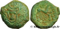 VÉLIOCASSES / AULERQUES EBUROVICES, Incertaines Bronze au cheval et au bucrane