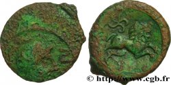 GALLIA - SANTONES / MID-WESTERN, Unspecified Bronze au lion VRIDO.RVF