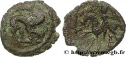 GALLIA BELGICA - AMBIANI (Area of Amiens) Bronze au sanglier et au cavalier tenant un sanglier enseigne